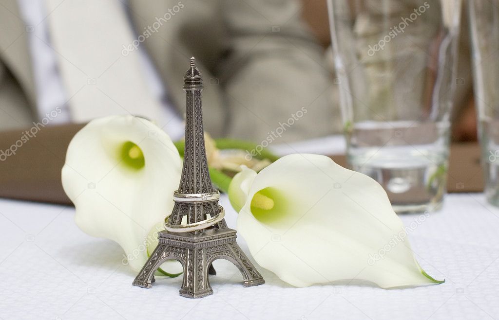 Just married in Paris