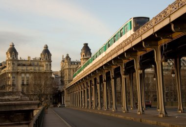 Paris metro tren