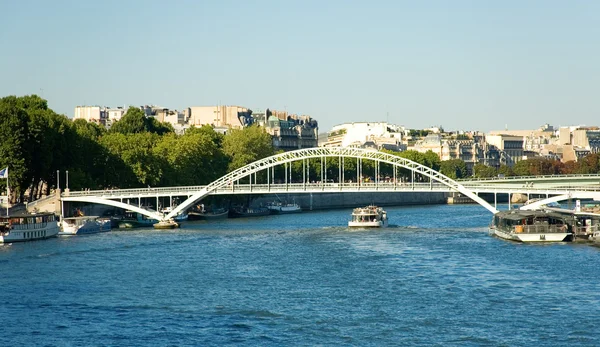 seine, paris pedetrian Köprüsü,