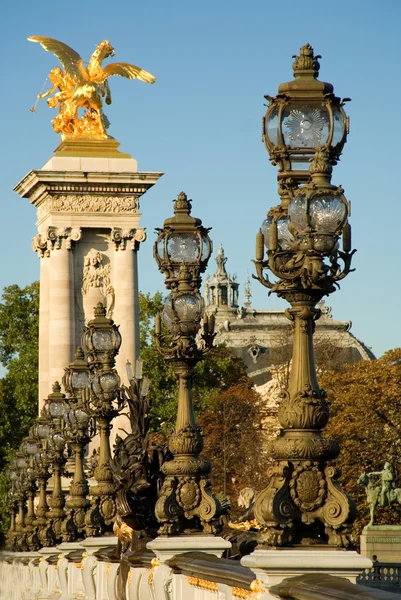 Paris pont alexandre III — Stok fotoğraf