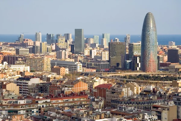Башня Agbar в Барселоне — стоковое фото