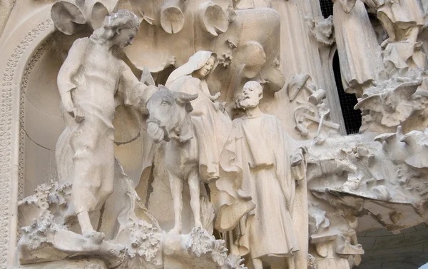 Sagrada Familia, detalles de la fachada —  Fotos de Stock