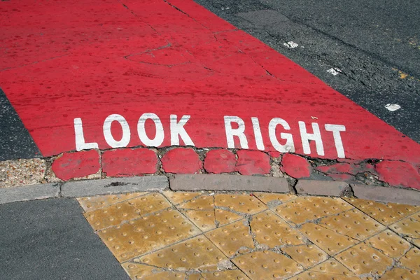 Look right — Stock Photo, Image