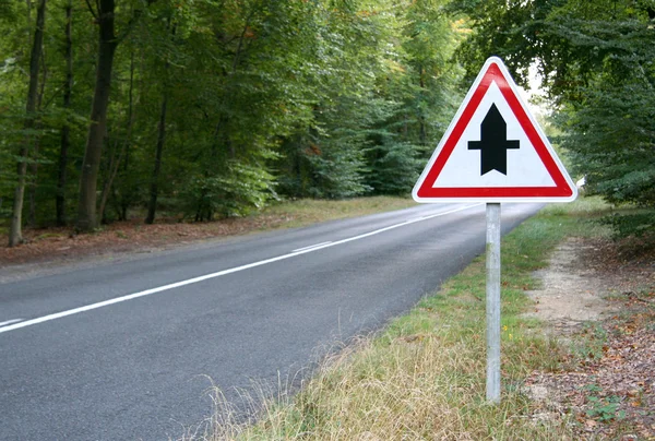 Ana yol işareti — Stok fotoğraf