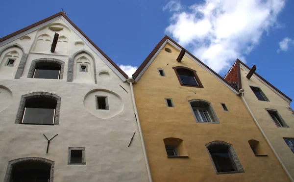 "Casa das Três Irmãs, Tallinn — Fotografia de Stock