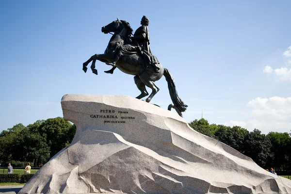 A bronz horseman emlékmű — Stock Fotó