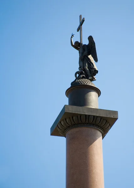 Angel on the top of Alecxander column — Stock Photo, Image