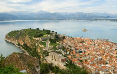 kuş bakışı, nafplion