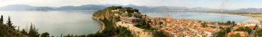 Panoramic view of Nafplion clipart