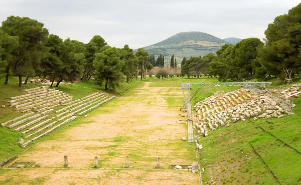 Antiguo estadio olímpico en Epidaurus — Foto de Stock