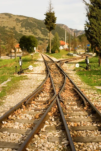 Caminhos de ferro de Diakofto-Kalavrita — Fotografia de Stock