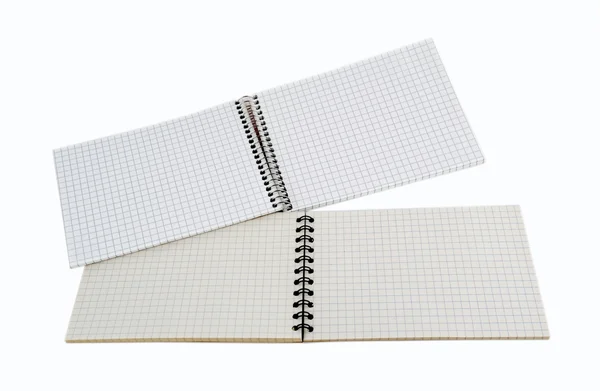 Two open notebook. — Stock Photo, Image