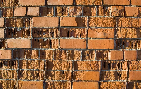 De bakstenen muur. — Stockfoto