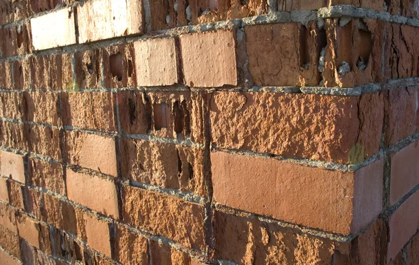 A parede de tijolo . — Fotografia de Stock