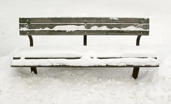 stock image The bench with snow.