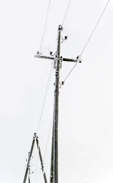 La linea elettrica . — Foto Stock