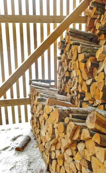 La legna da ardere . — Foto Stock