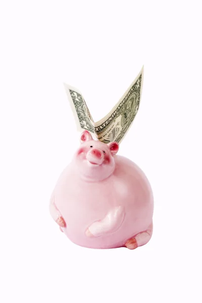 stock image Pink flying pig.