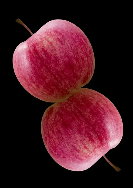 Два яблока любви . — стоковое фото