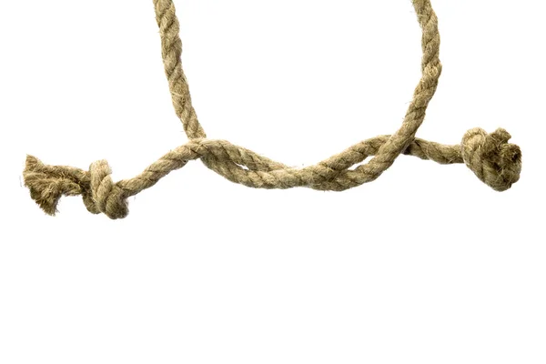 Varianten des Seils mit Knoten — Stockfoto