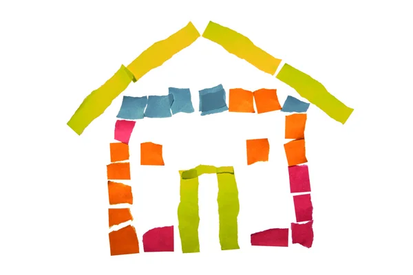 House from paper — Stock Photo, Image