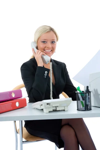 Bussines woman working — Stock Photo, Image