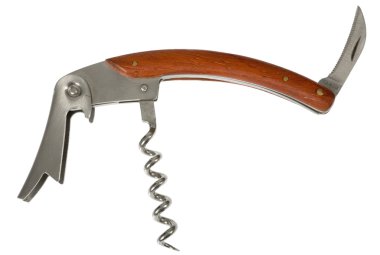 Corkscrew, knife clipart