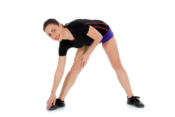 Mujer practicando fitness —  Fotos de Stock