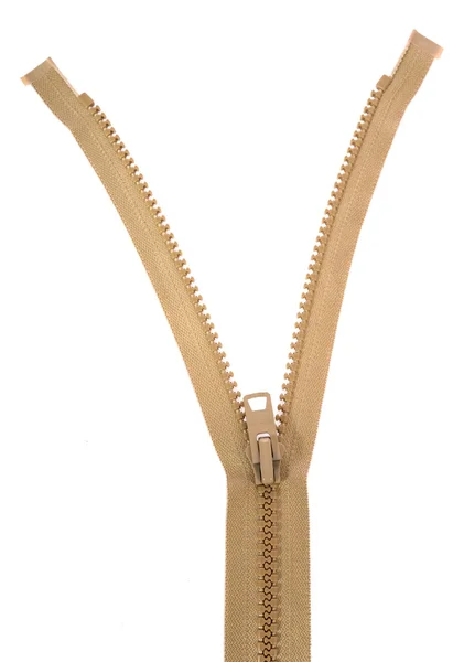 Unzipped zipper — Stock Photo, Image