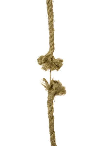 Ausgefranstes Seil droht zu brechen — Stockfoto