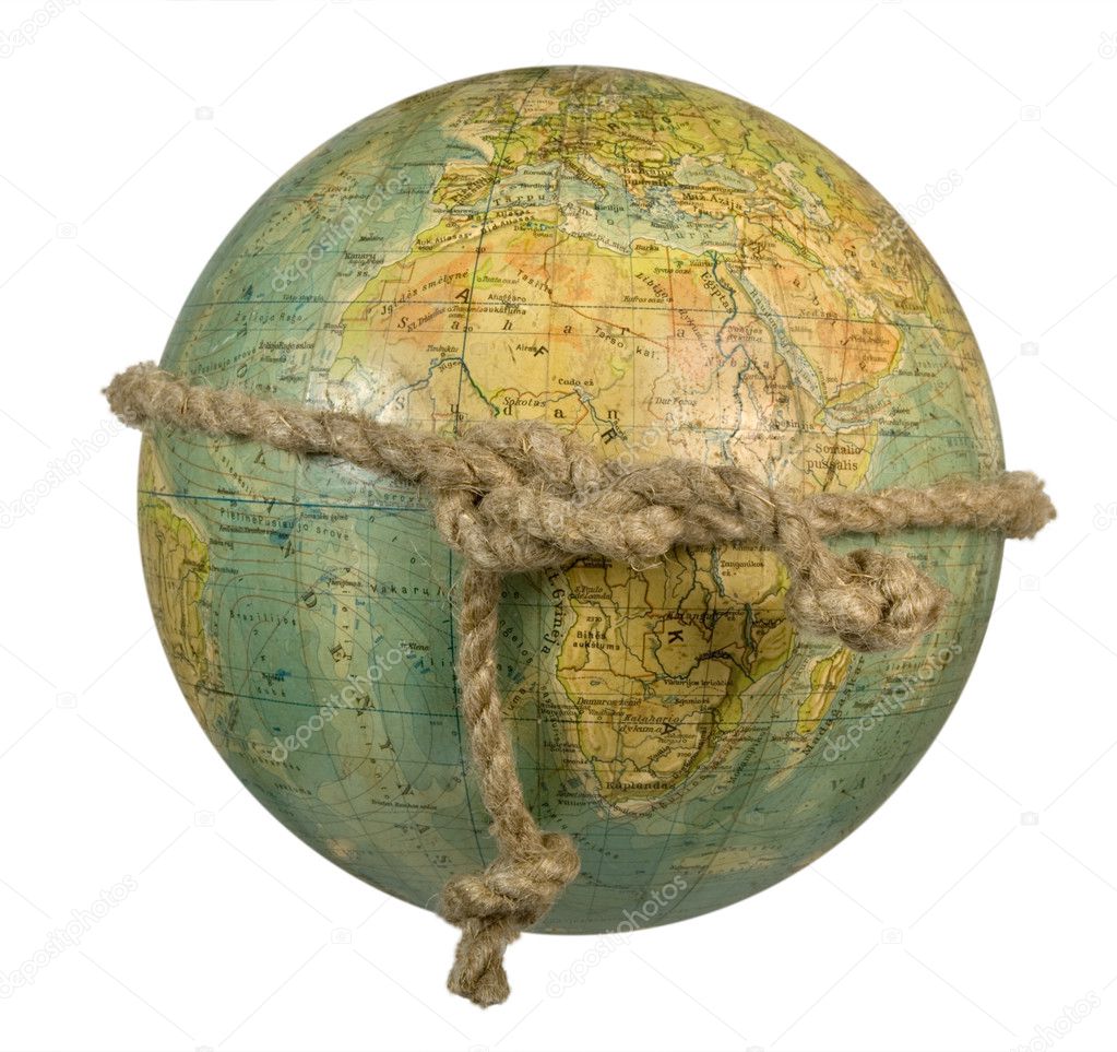 Globe with rope