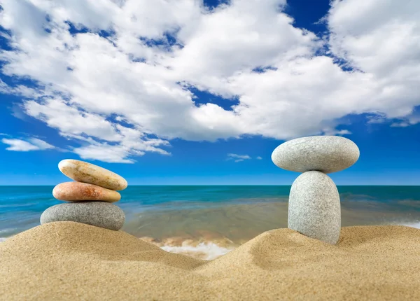 Landscape with stones on sky — Stock Photo, Image
