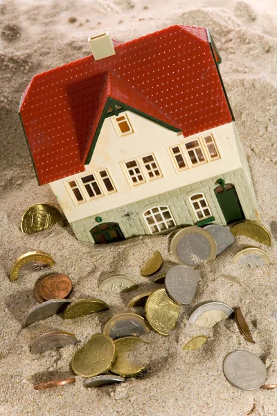 Nieruchomości - kryzys finansowy — Zdjęcie stockowe