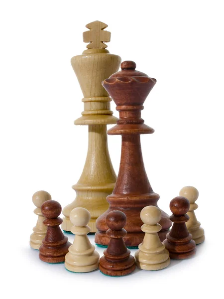 Kompozycji szachowej — Zdjęcie stockowe