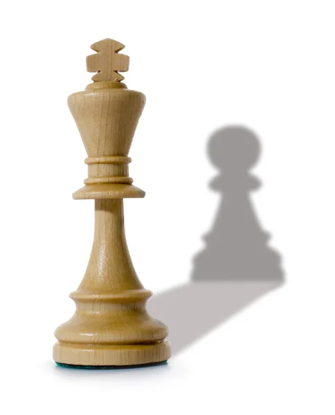 Kompozycja szachowa z pani — Zdjęcie stockowe