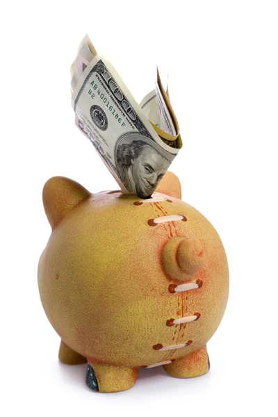Sparschwein - Finanzkrise — Stockfoto