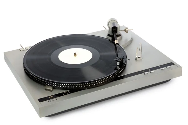 Stylish turntable with vinyl record — Stock Photo, Image