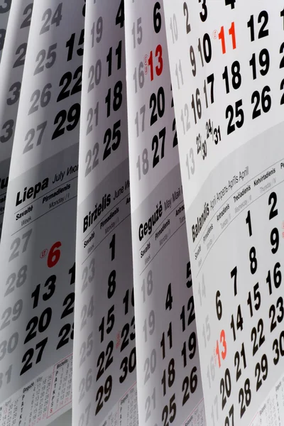 Abrir página de calendario — Foto de Stock