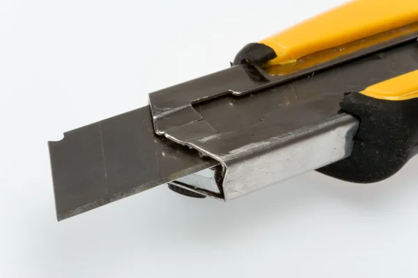 Geri çekilebilir yeni bıçak keskin — Stok fotoğraf