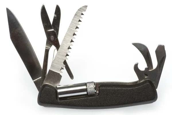 Švýcarský armádní víceúčelový nůž — Stock fotografie