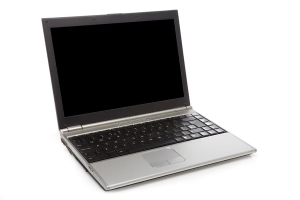 Сучасний ноутбук срібло — стокове фото