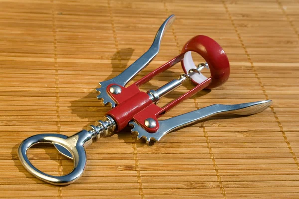 Rode corkscrew op — Stockfoto
