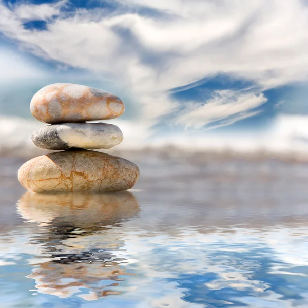 Stack of pebbles — Stock Photo, Image