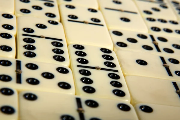Figuras de dominó amarelo — Fotografia de Stock