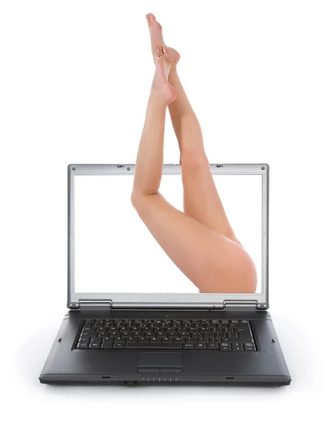 Kobiece nogi — Zdjęcie stockowe