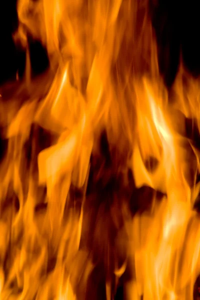 Close-up van vuur en vlammen — Stockfoto