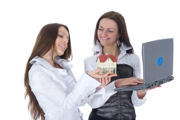 Two business woman — Stock Photo, Image