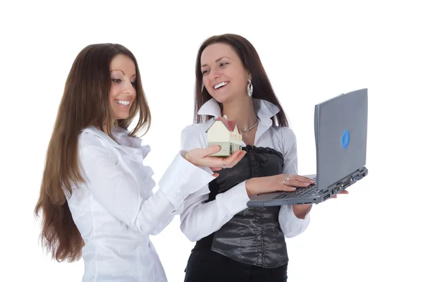 Two business woman — Stock Photo, Image