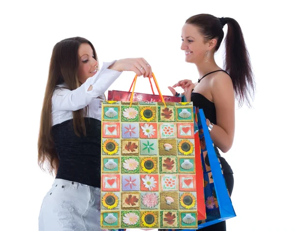Zakelijke dame winkelen — Stockfoto