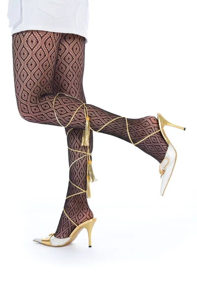 Ноги довгий жінка — стокове фото